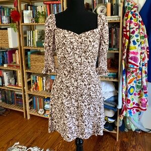 Darling Floral Long Sleeve Dress